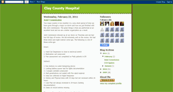 Desktop Screenshot of claycountyhospital.blogspot.com
