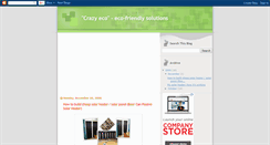 Desktop Screenshot of crazy-eco.blogspot.com