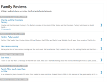 Tablet Screenshot of familyreviews.blogspot.com