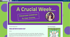 Desktop Screenshot of acrucialweek.blogspot.com