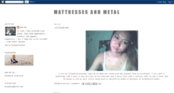 Desktop Screenshot of mattressesandmetal.blogspot.com