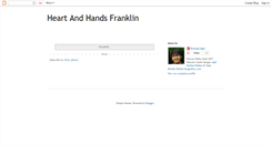 Desktop Screenshot of heartandhandsfranklin.blogspot.com