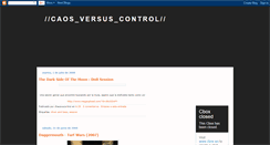 Desktop Screenshot of caosvscontrol.blogspot.com