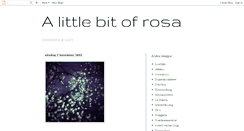 Desktop Screenshot of alittlebitofrosa.blogspot.com