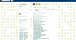 Desktop Screenshot of embroidery-world.blogspot.com