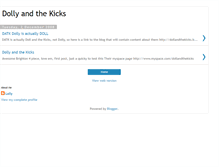 Tablet Screenshot of dollyandthekicks.blogspot.com