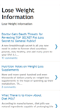 Mobile Screenshot of loseweight-info.blogspot.com