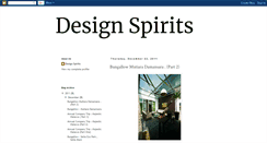 Desktop Screenshot of designspirits.blogspot.com