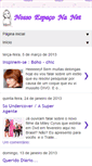 Mobile Screenshot of nossoespaco-thais.blogspot.com