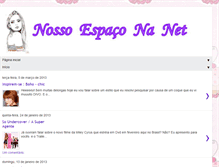 Tablet Screenshot of nossoespaco-thais.blogspot.com