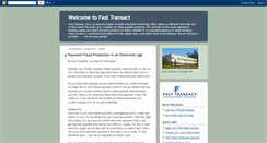 Desktop Screenshot of fasttransact.blogspot.com