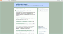 Desktop Screenshot of biblioteconblog.blogspot.com