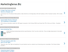 Tablet Screenshot of marketingsensebiz.blogspot.com