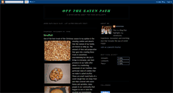 Desktop Screenshot of goodfood-offtheeatenpath.blogspot.com