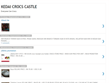 Tablet Screenshot of crocscastle.blogspot.com