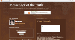 Desktop Screenshot of messengerofthetruth.blogspot.com