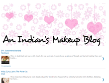 Tablet Screenshot of anindiansmakeupmusings.blogspot.com