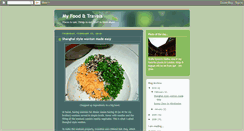 Desktop Screenshot of myfoodandtravels.blogspot.com
