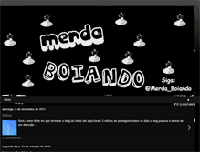 Tablet Screenshot of merdaboiando.blogspot.com