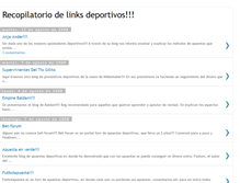 Tablet Screenshot of linksdeportivos.blogspot.com