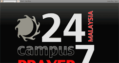 Desktop Screenshot of 247campusprayer.blogspot.com