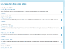 Tablet Screenshot of mrsearlesscienceblog.blogspot.com