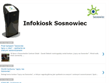 Tablet Screenshot of infokiosksosnowiec.blogspot.com