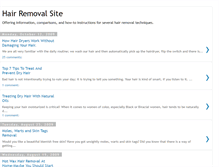 Tablet Screenshot of hair-removalsite.blogspot.com