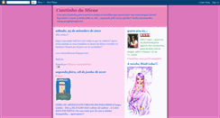 Desktop Screenshot of cantinhodamicas.blogspot.com