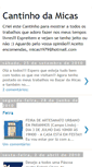Mobile Screenshot of cantinhodamicas.blogspot.com