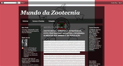 Desktop Screenshot of mundodazootecnia.blogspot.com