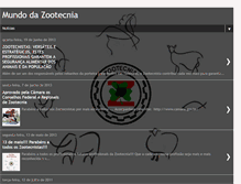 Tablet Screenshot of mundodazootecnia.blogspot.com