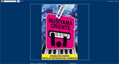 Desktop Screenshot of musiyama.blogspot.com