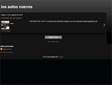 Tablet Screenshot of losmegaautos.blogspot.com