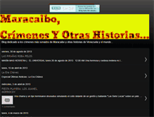 Tablet Screenshot of maracaibocrimenesyotrashistorias.blogspot.com