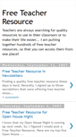 Mobile Screenshot of freeteacherresource.blogspot.com