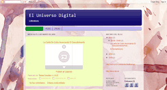 Desktop Screenshot of eluniversodigital.blogspot.com