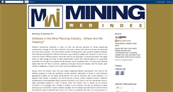 Desktop Screenshot of miningwebindex.blogspot.com