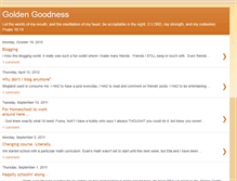 Tablet Screenshot of goldengoodness.blogspot.com