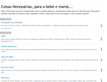 Tablet Screenshot of coisasnecessarias.blogspot.com