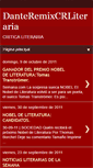 Mobile Screenshot of danteremixcrliteraria.blogspot.com