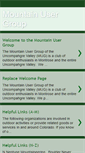 Mobile Screenshot of mountainusergroup.blogspot.com