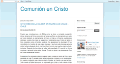 Desktop Screenshot of comunionencristo.blogspot.com