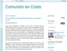 Tablet Screenshot of comunionencristo.blogspot.com