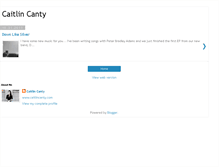 Tablet Screenshot of caitlincanty.blogspot.com