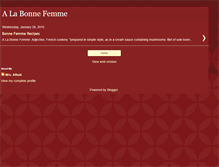 Tablet Screenshot of labonnefemme.blogspot.com