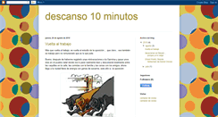 Desktop Screenshot of descanso10minutos.blogspot.com