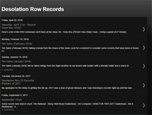 Tablet Screenshot of desolationrowrecords.blogspot.com