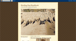 Desktop Screenshot of herdingdogtraining.blogspot.com