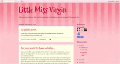 Desktop Screenshot of littlemvirgin.blogspot.com